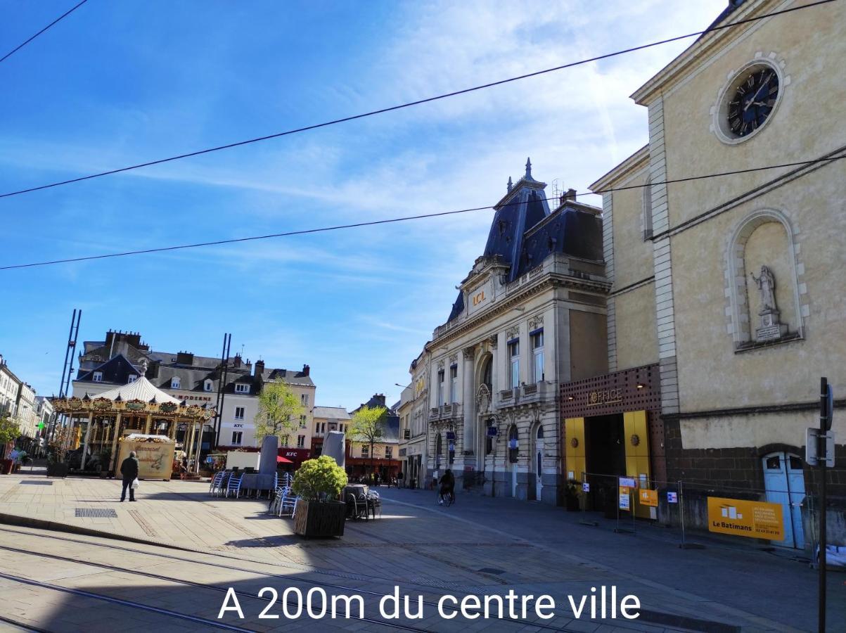 Duplex Appartement 70M2 Atypique Au Coeur Du Mans Le Mans Eksteriør bilde