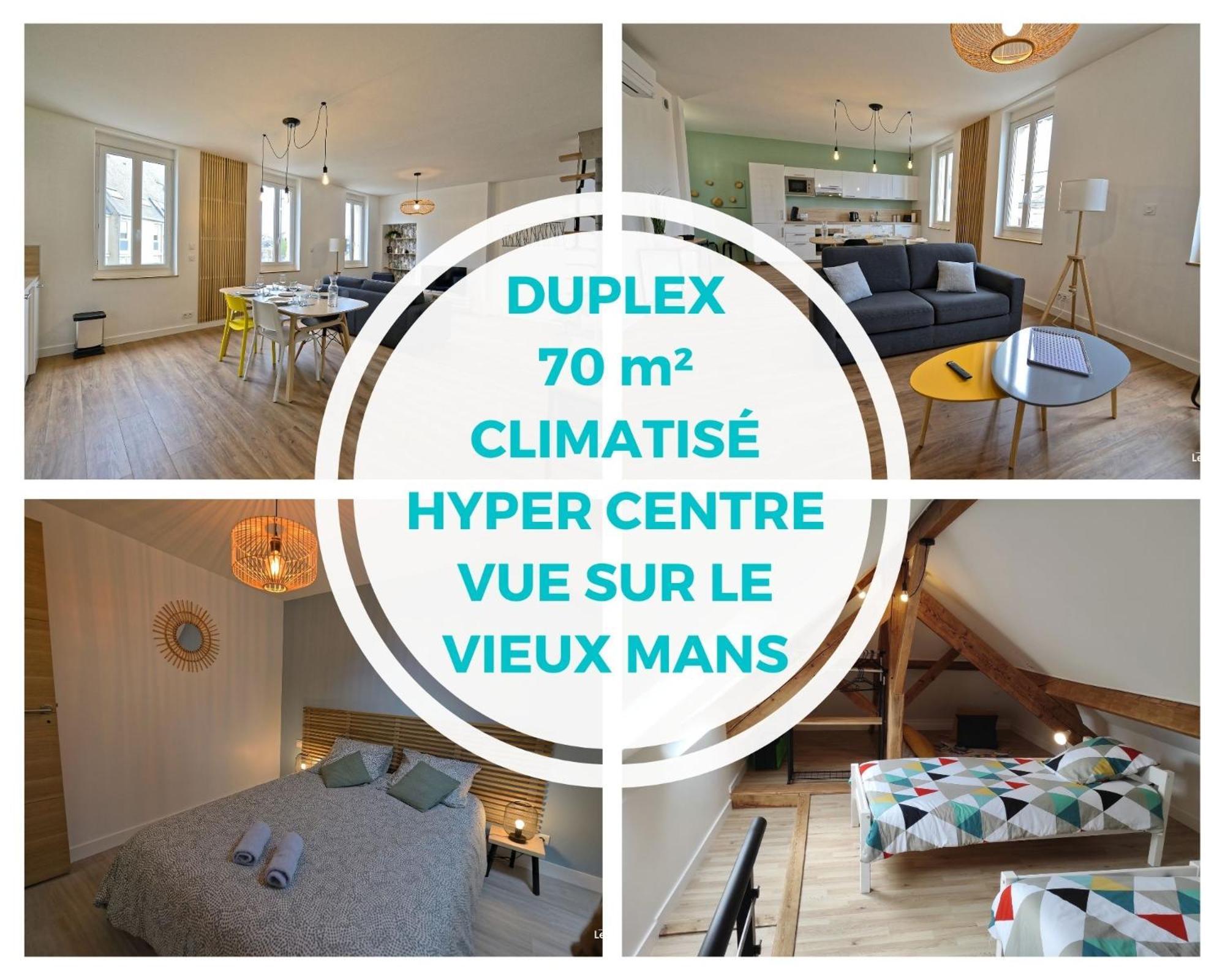 Duplex Appartement 70M2 Atypique Au Coeur Du Mans Le Mans Eksteriør bilde